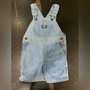 Oshkosh B'gosh 3T Denim Hickory Shortall